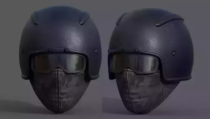 Helmet scifi futuristic space millitary combat cyborg armor 