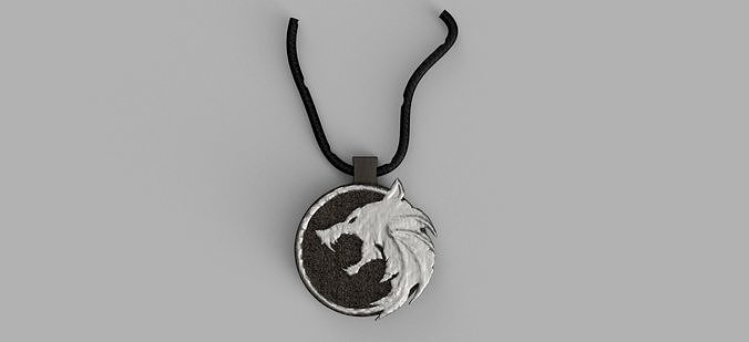 The Witcher Medallion  3D print model