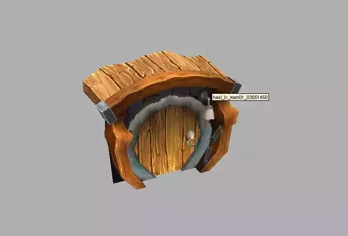 Game Model Arena - cave doors 01