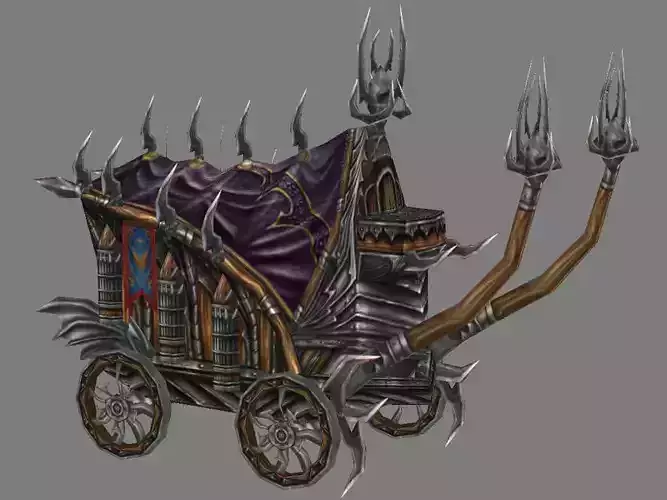 Game Model Arena - Chariot 01 3D model