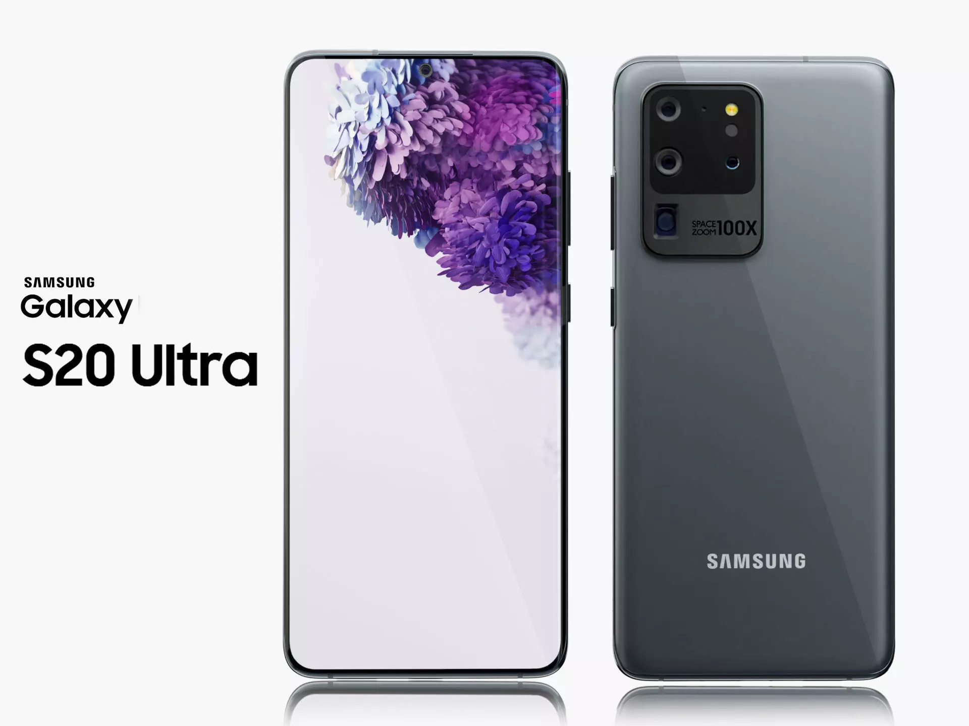 Samsung Galaxy S20 Ultra Cosmic Gray 3D model