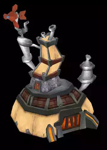 Game Model Arena - Dwarf House 01