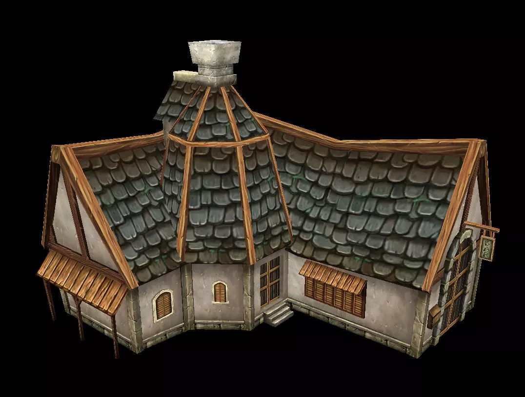 Game Model Arena - Farm 01 3D model_0