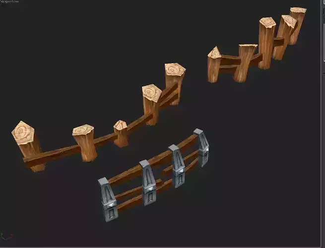 Game Model Arena - Fence 0011 01
