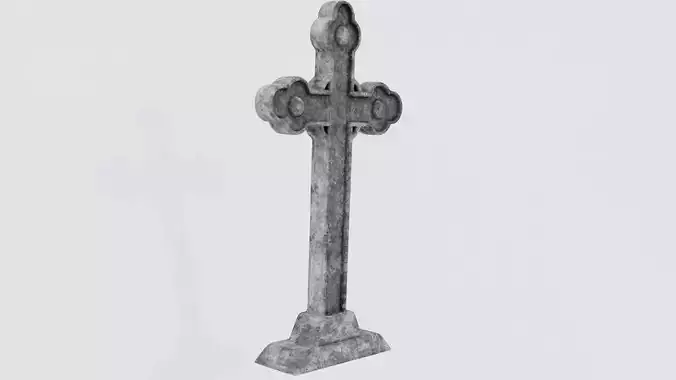 Graveyard Cross 3D model