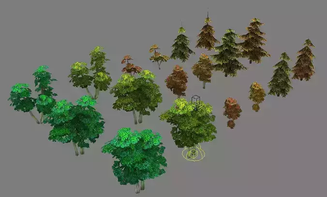 Game Model Arena - Forest 01
