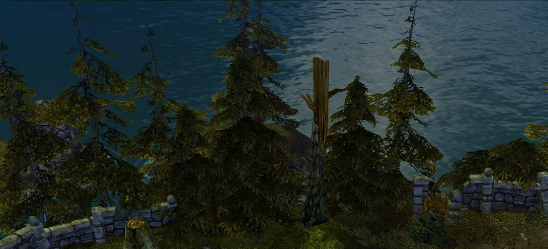 Game Model Arena - Forest 01 3D model_1