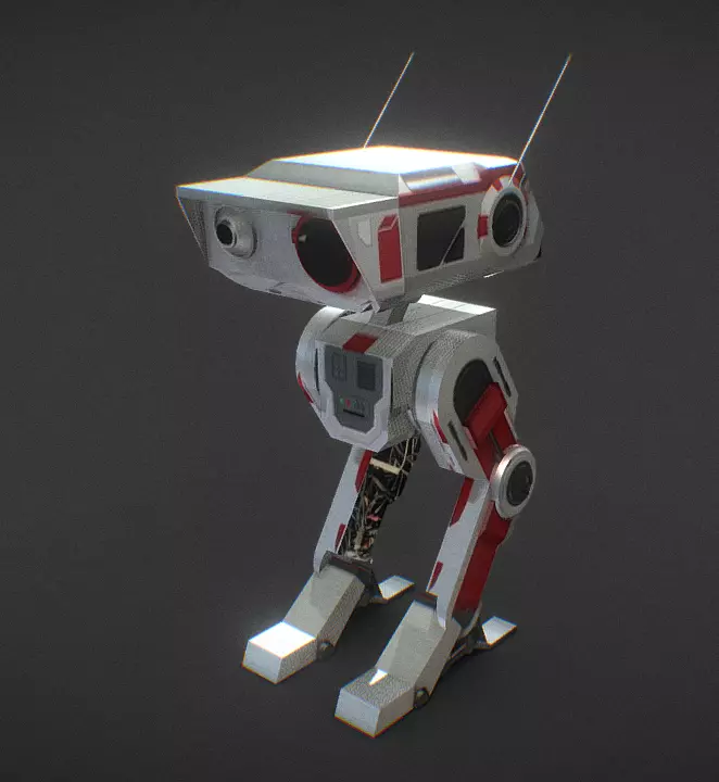 Star Wars Jedi Fallen Order BD1 Free Download Free low-poly 3D model_0