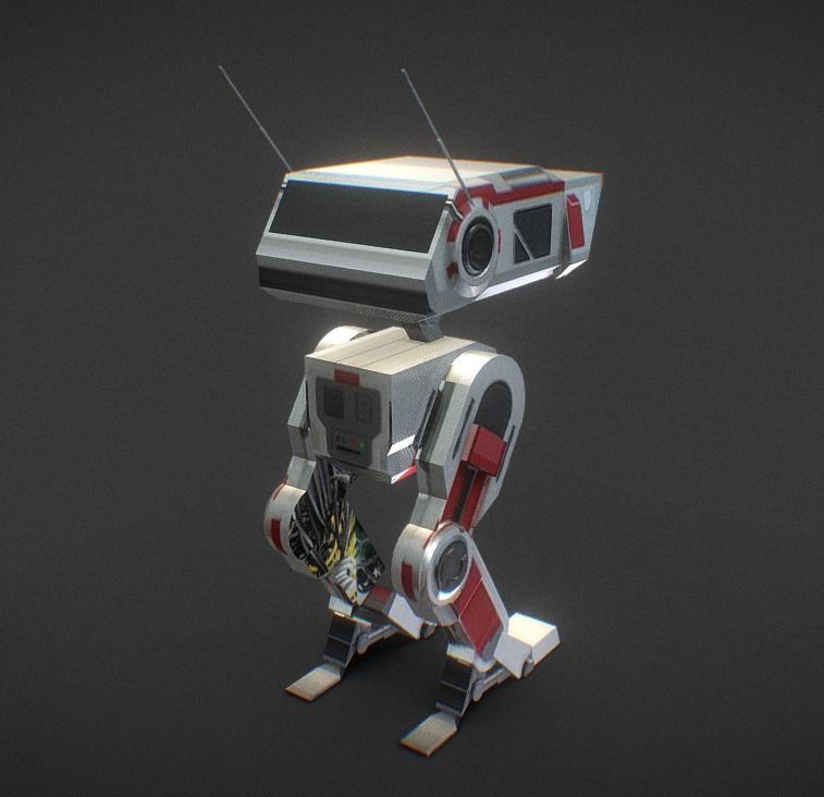 Star Wars Jedi Fallen Order BD1 Free Download Free low-poly 3D model_1