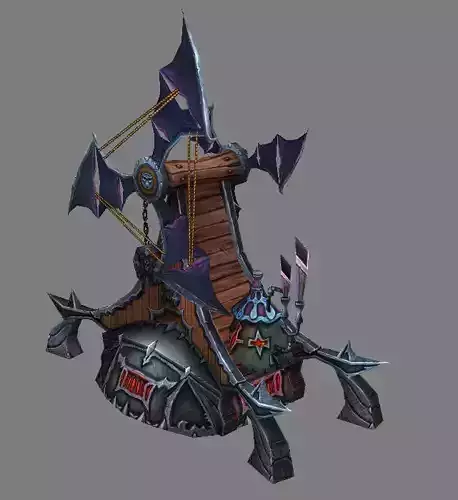 Game Model Arena - furnace  Dwarf 01