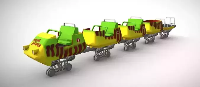 Jurassic Park Bone Shaker Train