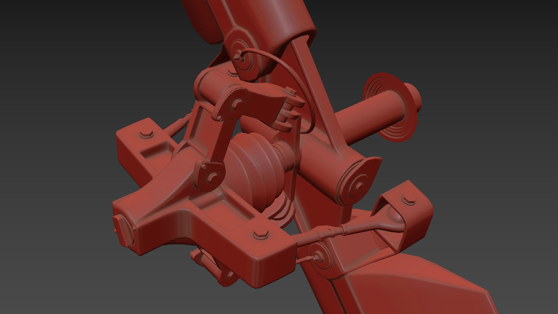 Tail Rotor T 129 Atak Helicopter 3D model 3D model_6