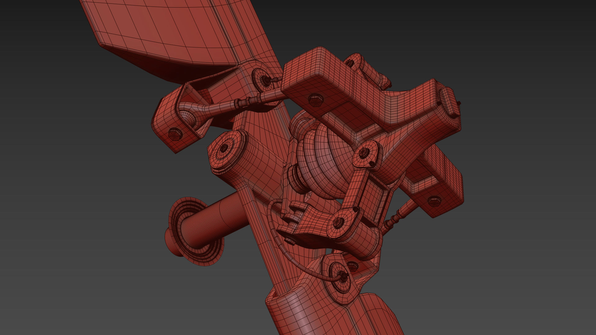 Tail Rotor T 129 Atak Helicopter 3D model 3D model_7