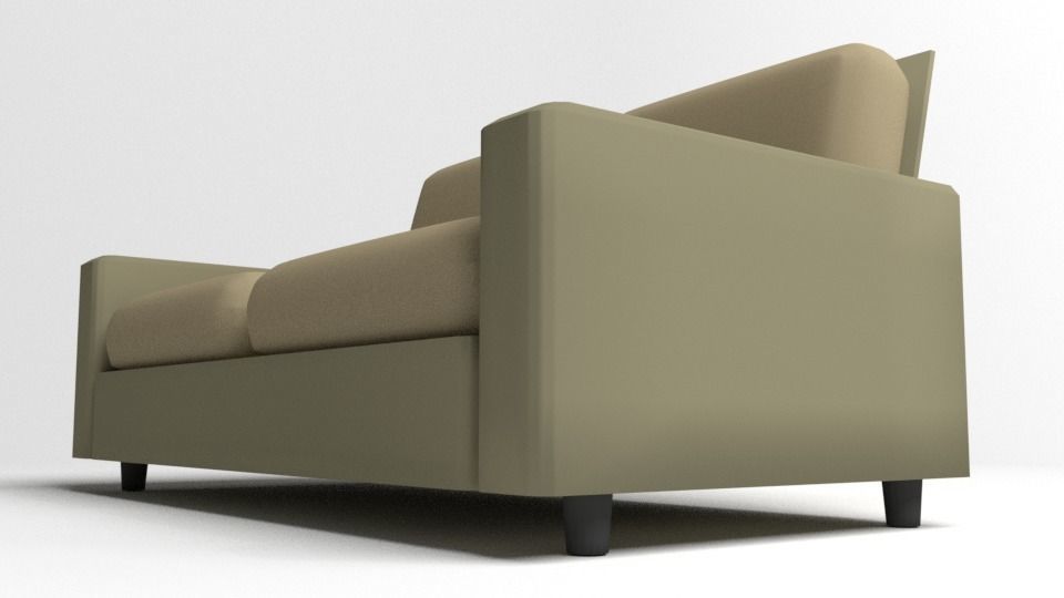 Sofa Two-Seater 1 3D model_3