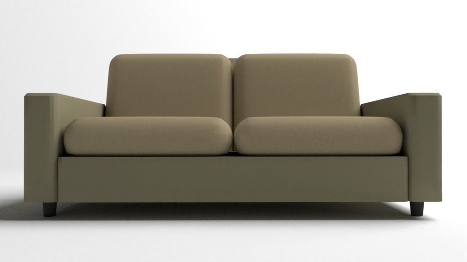 Sofa Two-Seater 1 3D model_1