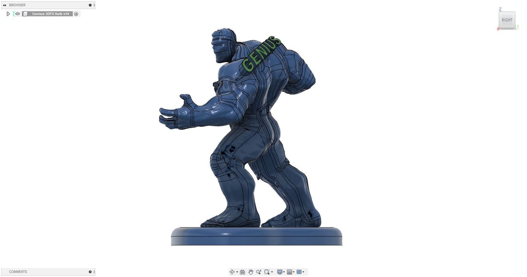 Genius 3DPS Hulk 3D print model_11