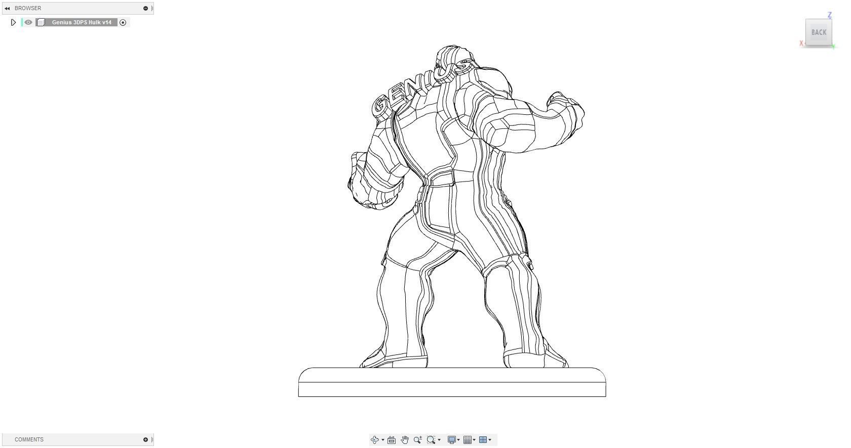 Genius 3DPS Hulk 3D print model_18