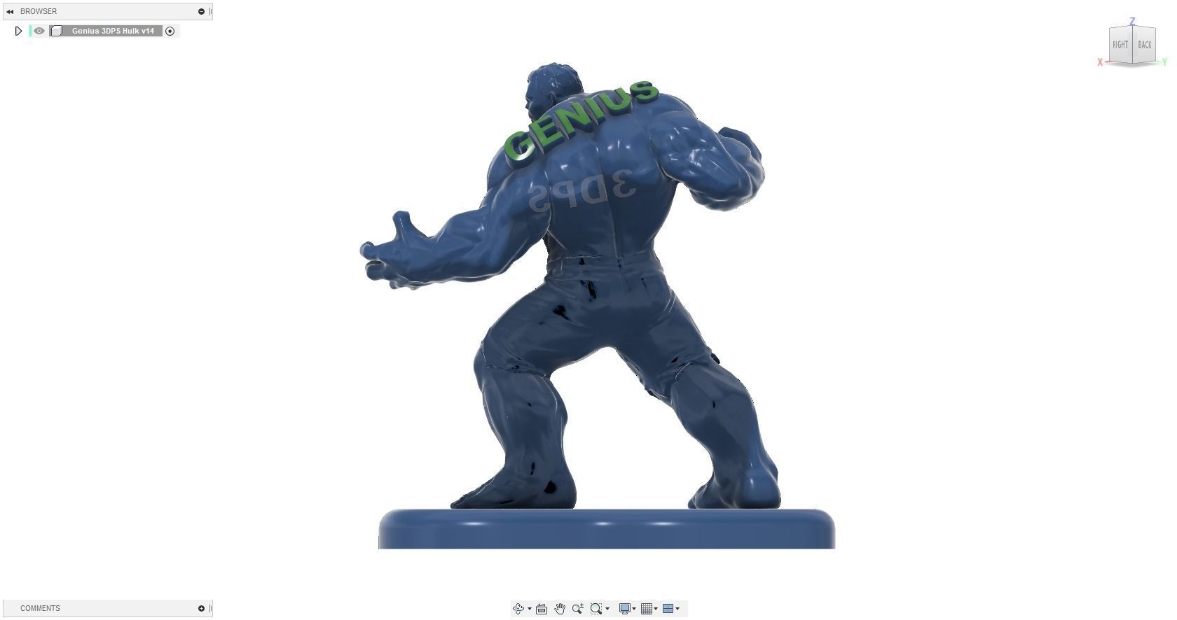 Genius 3DPS Hulk 3D print model_13