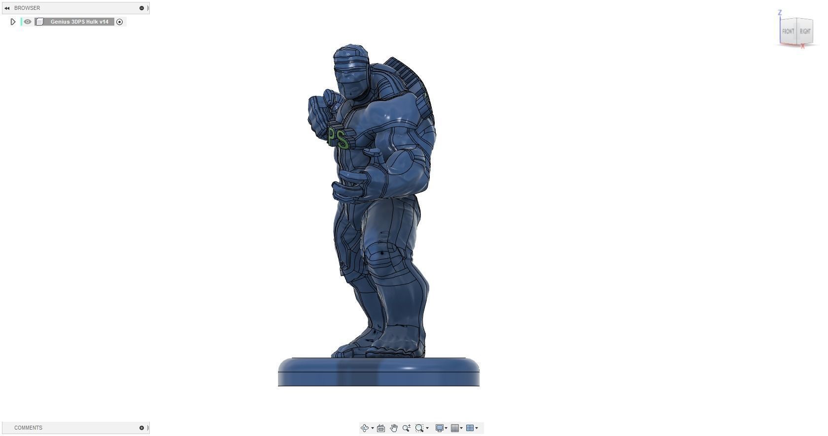 Genius 3DPS Hulk 3D print model_8