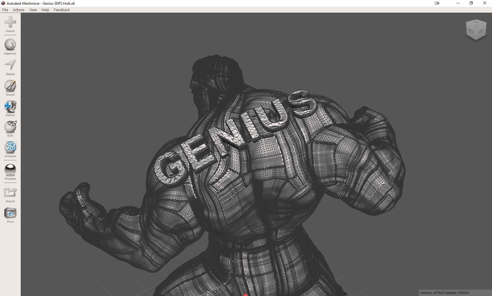 Genius 3DPS Hulk 3D print model_29