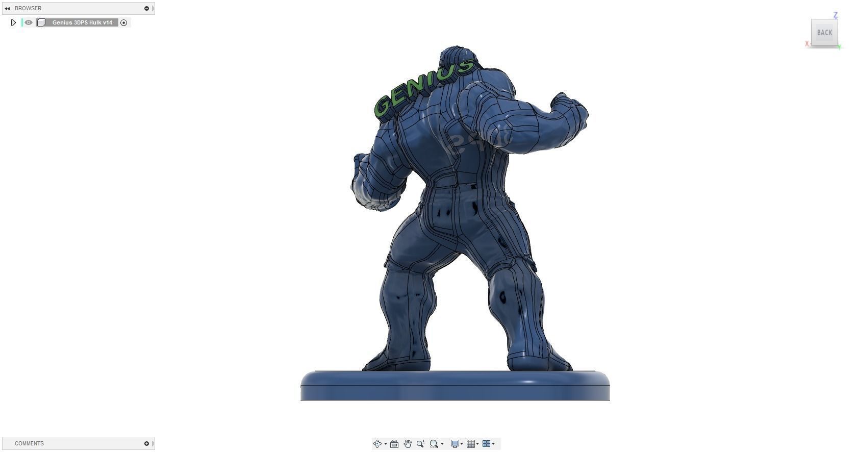 Genius 3DPS Hulk 3D print model_17