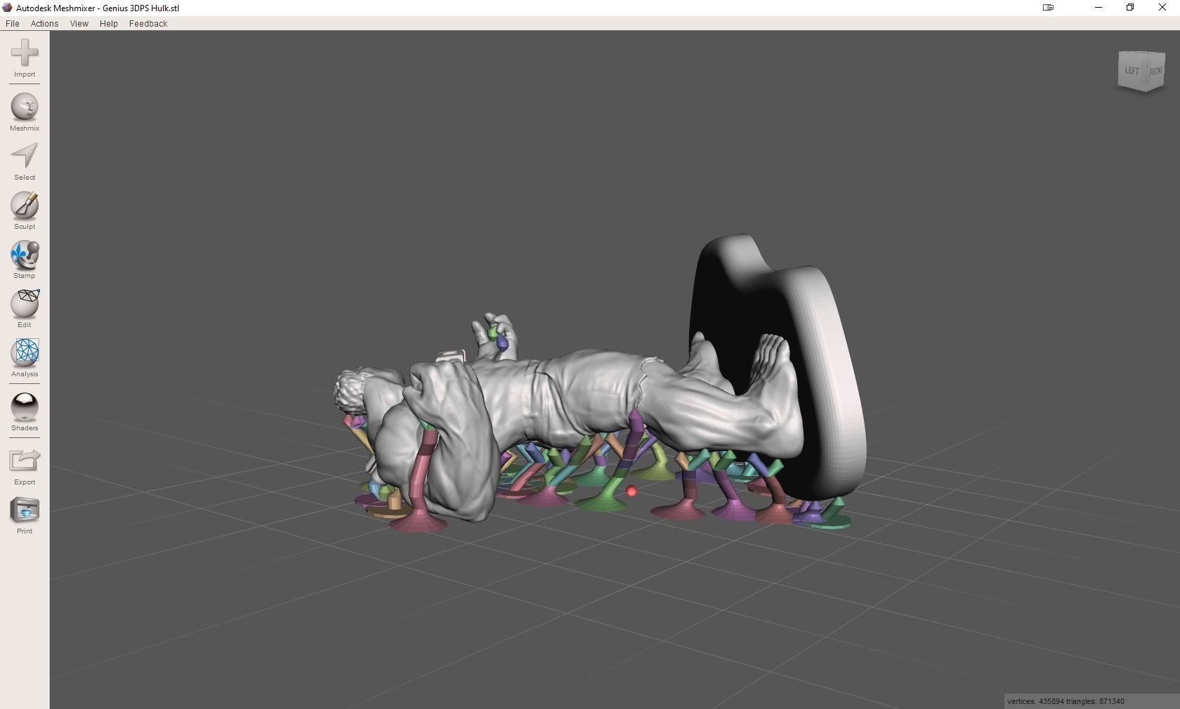 Genius 3DPS Hulk 3D print model_32