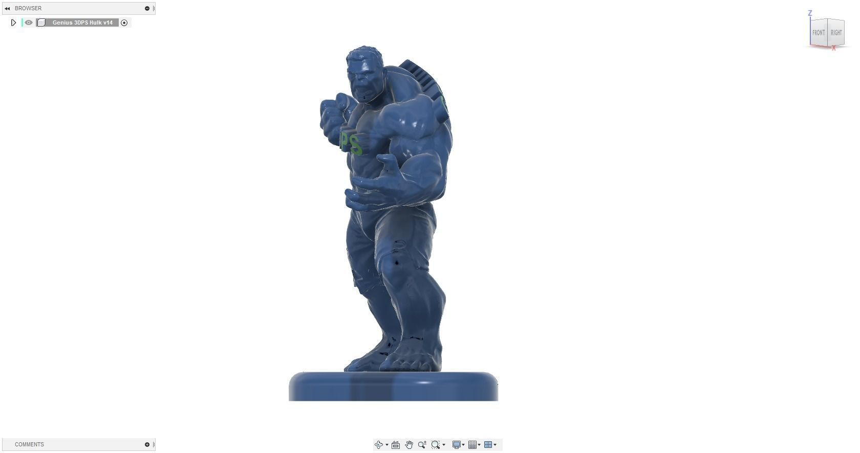 Genius 3DPS Hulk 3D print model_7