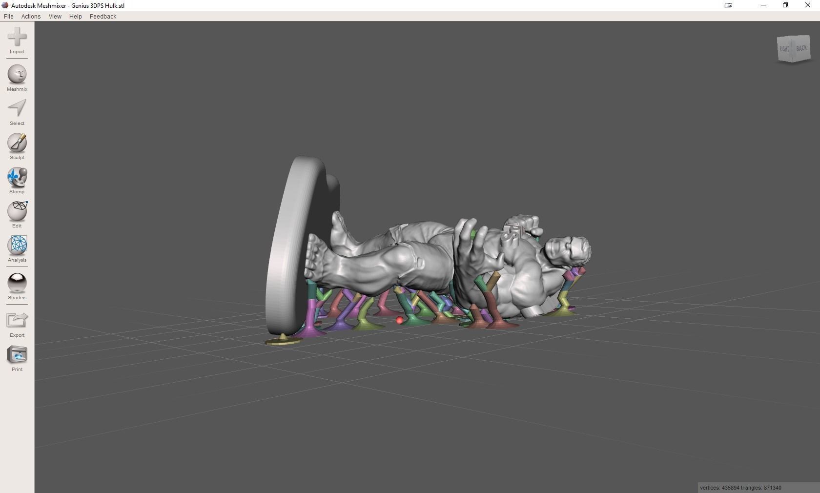 Genius 3DPS Hulk 3D print model_31