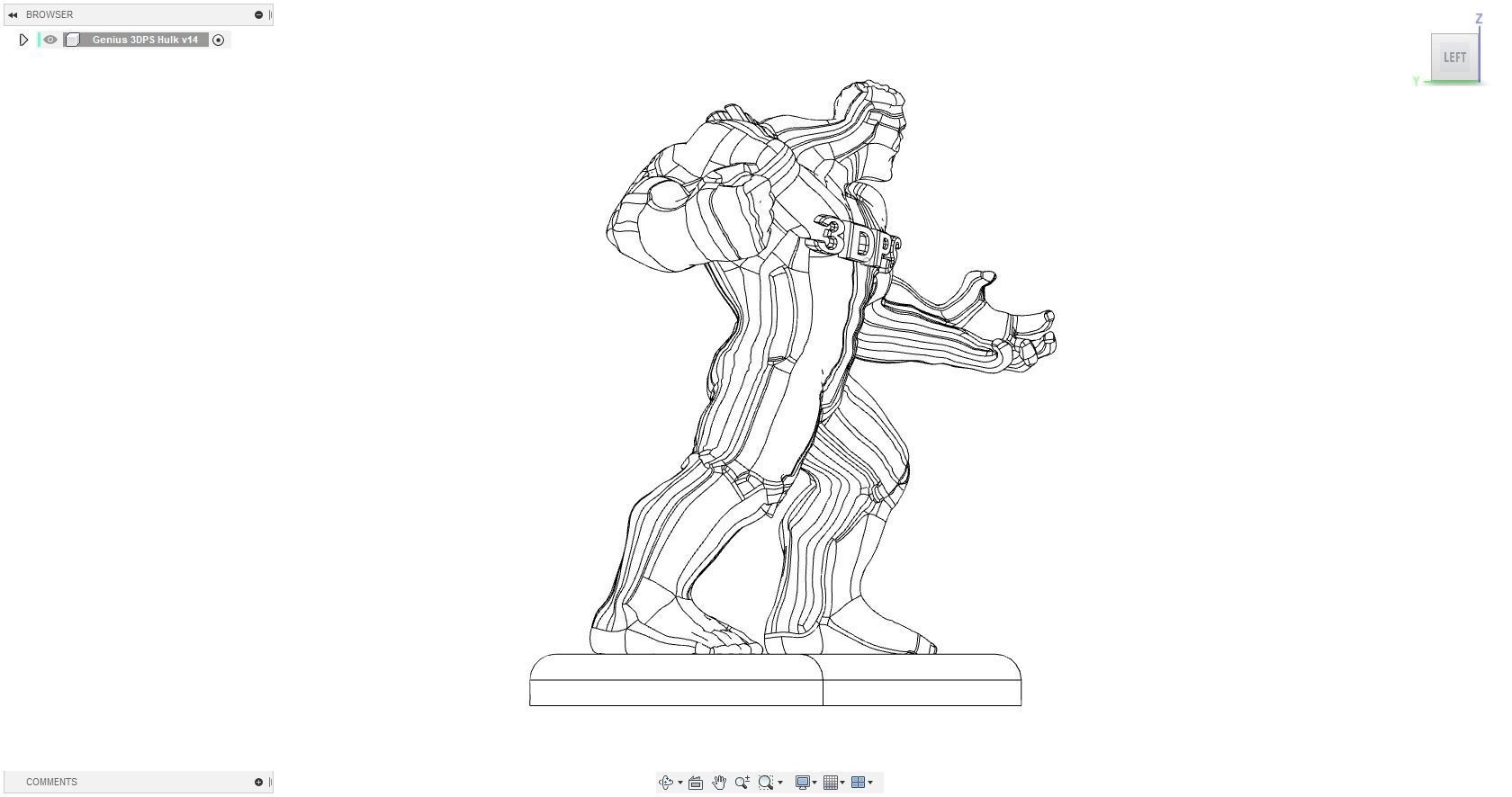 Genius 3DPS Hulk 3D print model_24