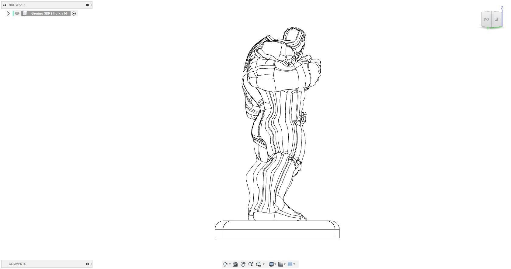 Genius 3DPS Hulk 3D print model_21