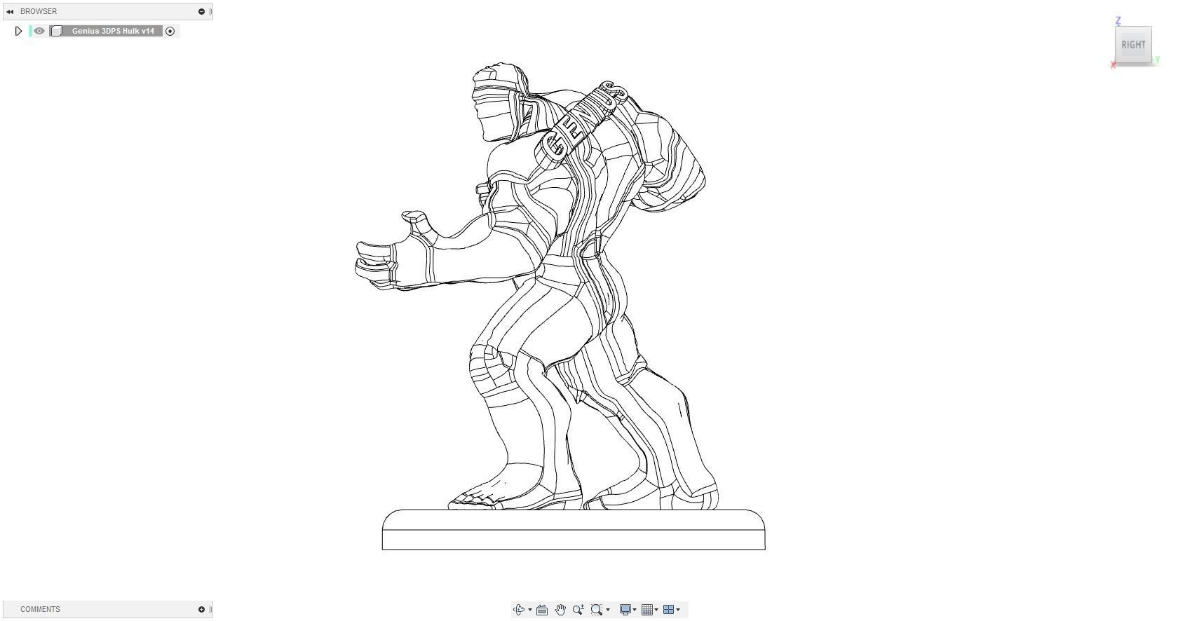 Genius 3DPS Hulk 3D print model_12