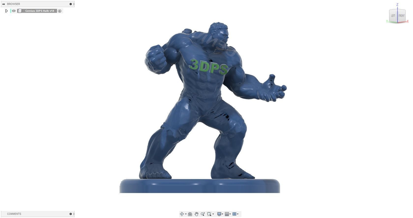 Genius 3DPS Hulk 3D print model_25