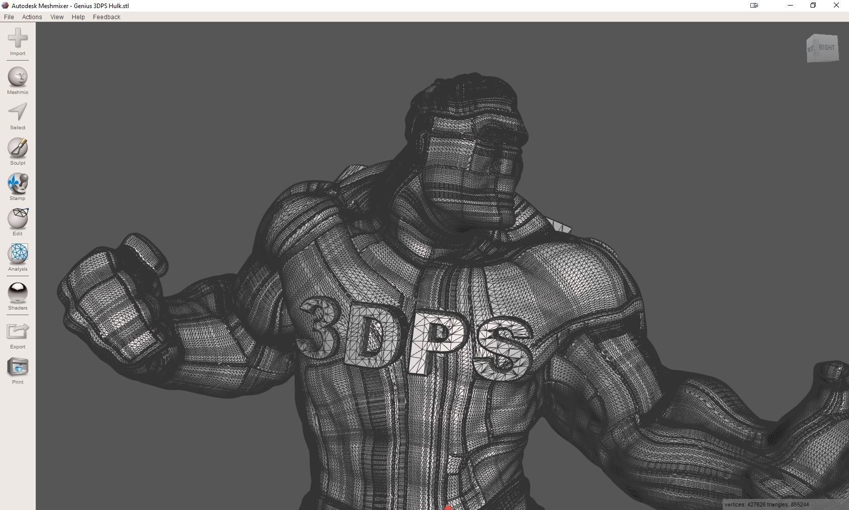 Genius 3DPS Hulk 3D print model_28