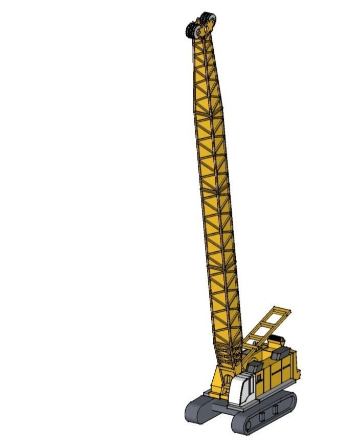 Crawler Crane 885 3D print model_1