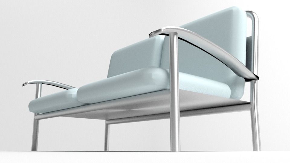 Sofa Two-Seater 7 3D model_3