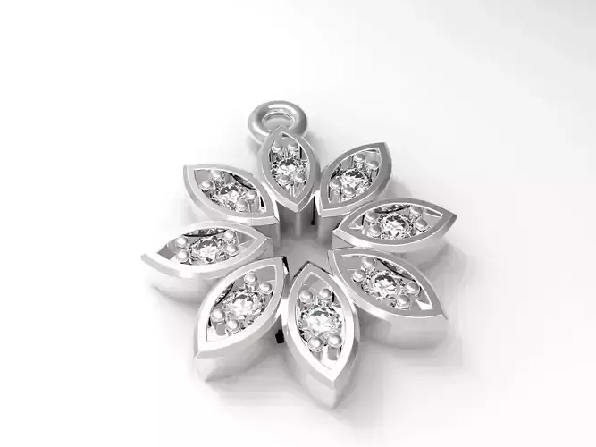 pendants Starbust 3D print model