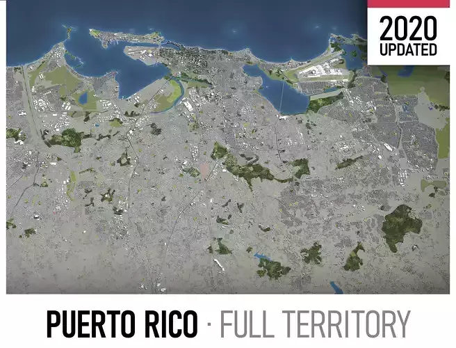 San Juan - Puerto Rico 3D Model Collection