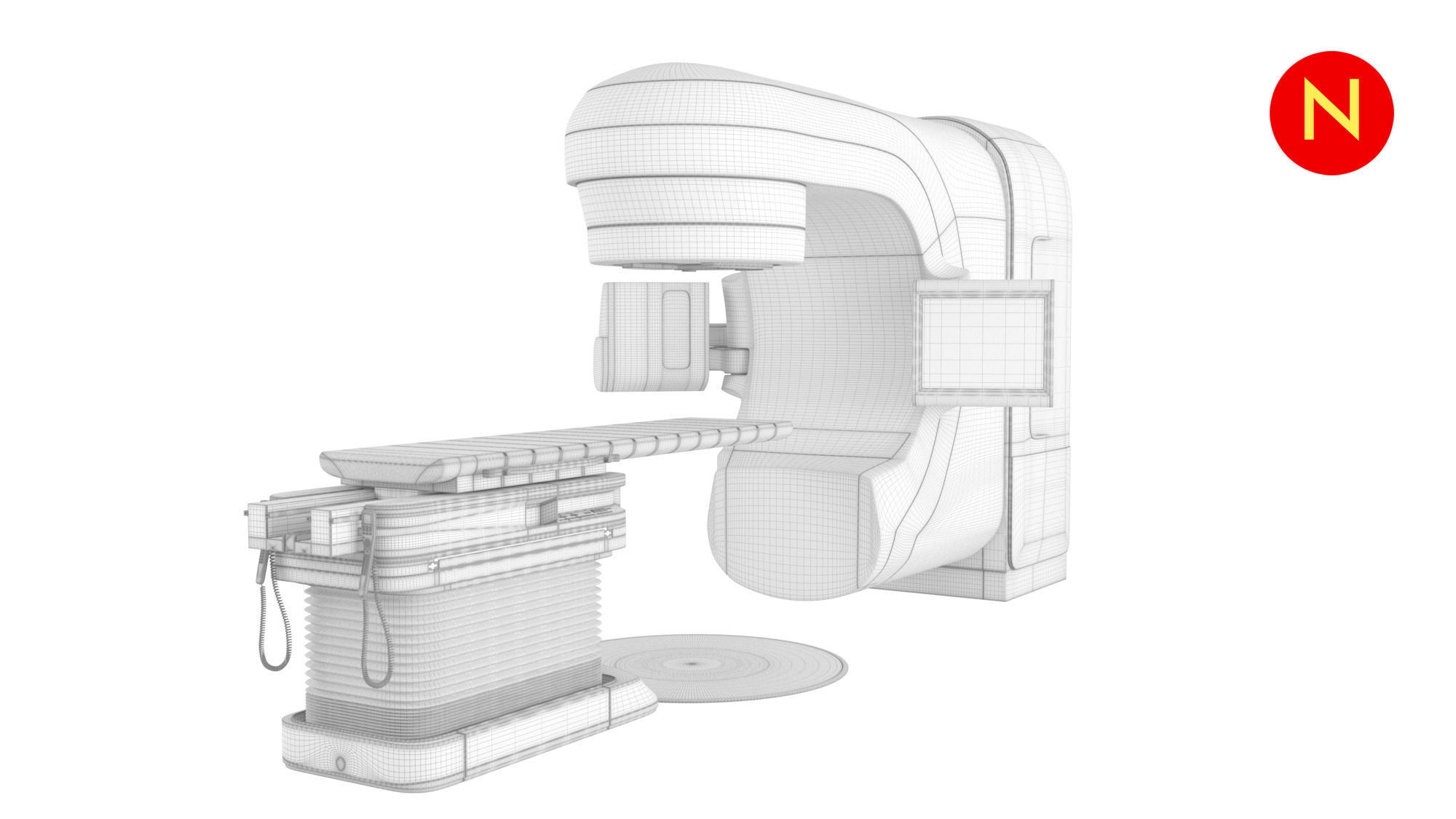 Varian TrueBeam Radiotherapy 3D model_9