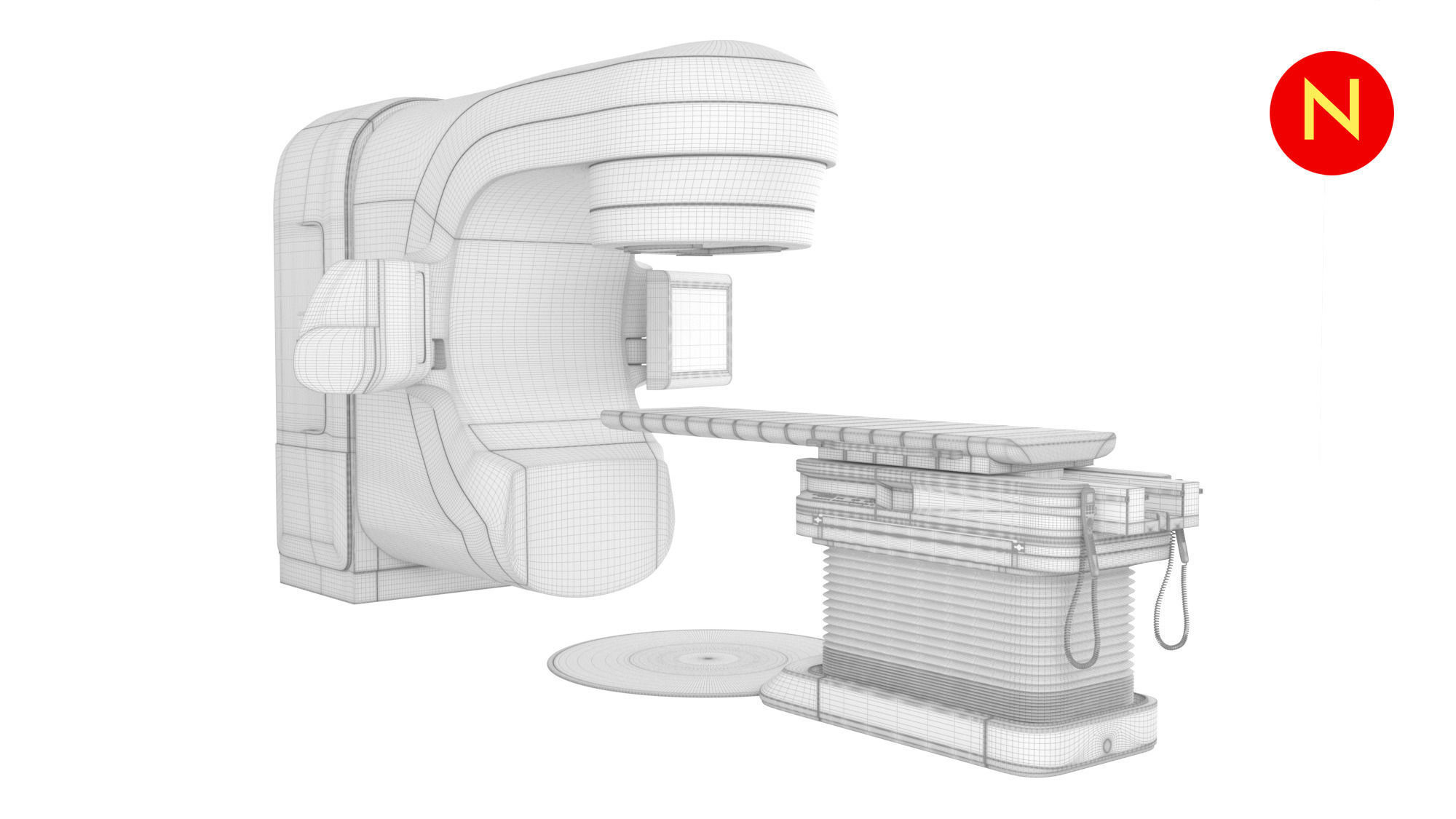 Varian TrueBeam Radiotherapy 3D model_8