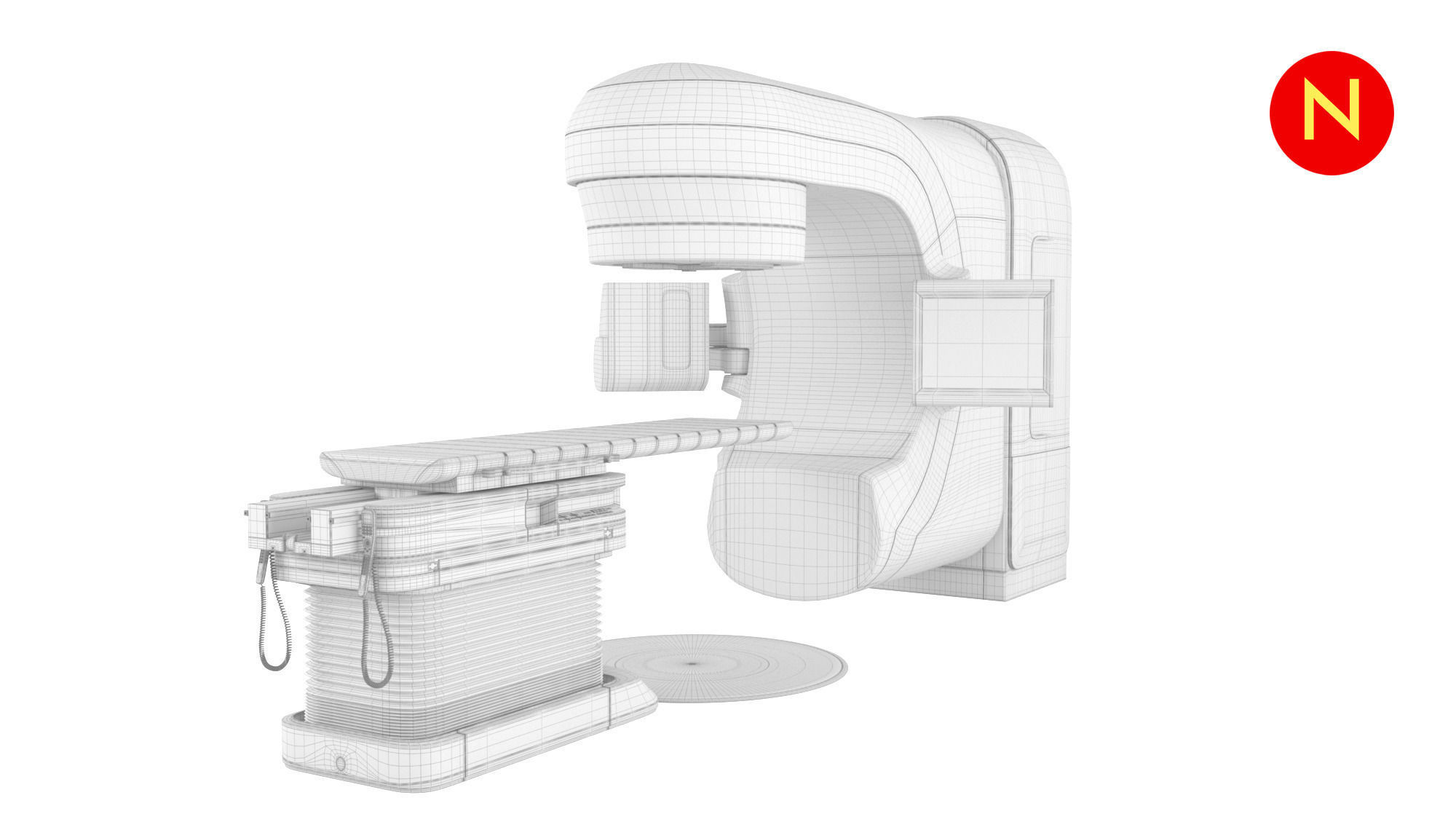Varian TrueBeam Radiotherapy 3D model_11