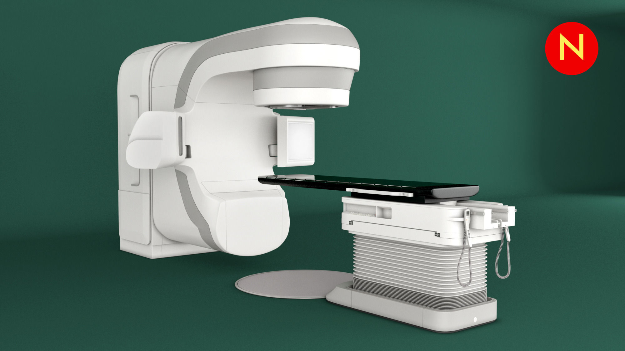 Varian TrueBeam Radiotherapy 3D model_1