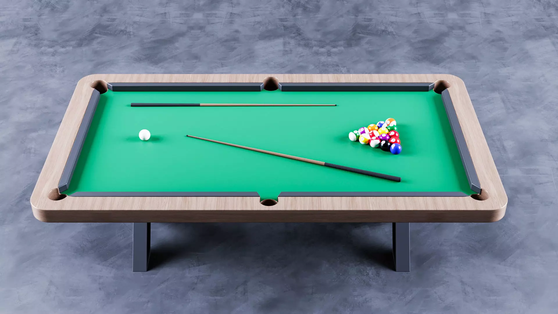 Game Room Equipment Low-poly 3D model