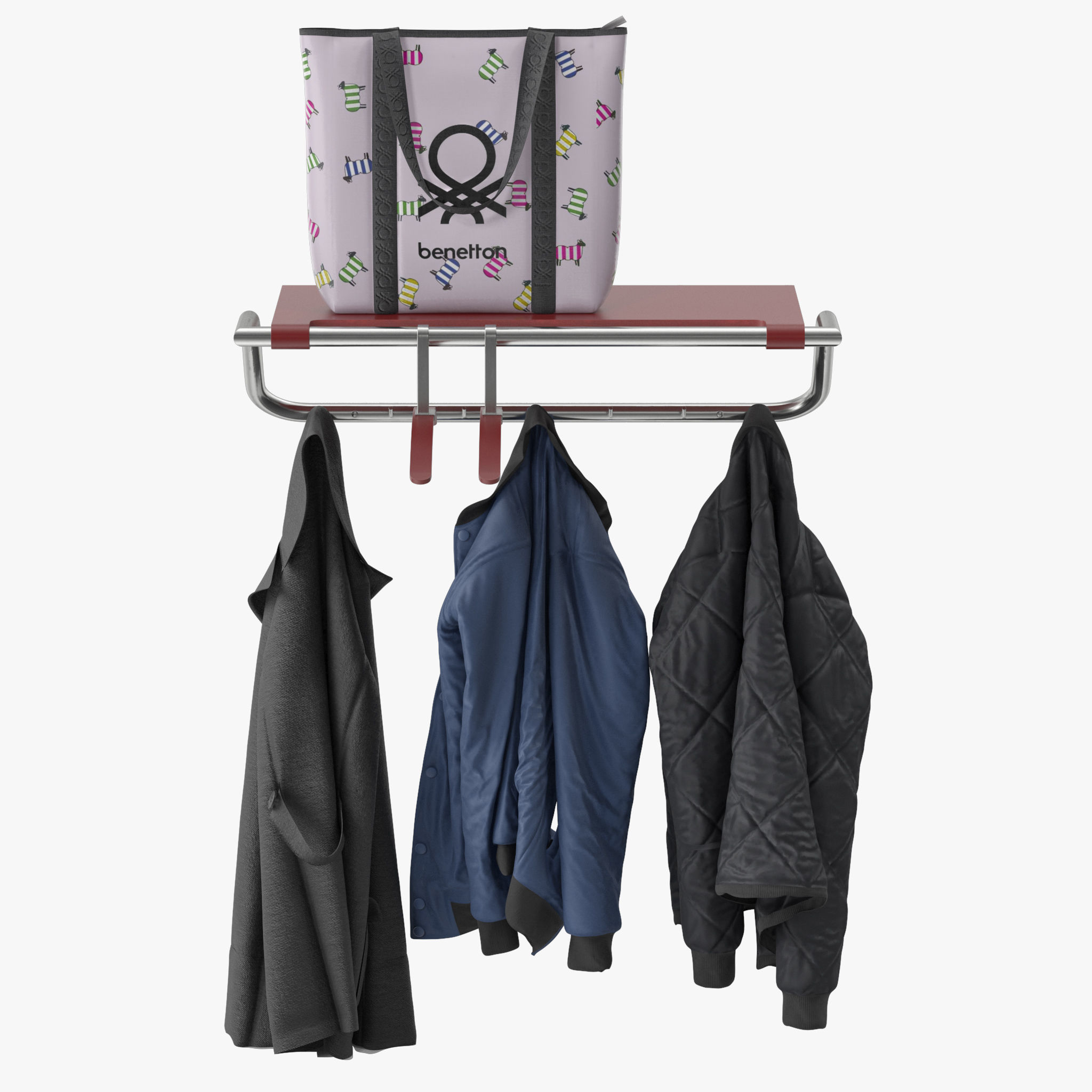 NEXT Coat rack By Inno 3D model_6