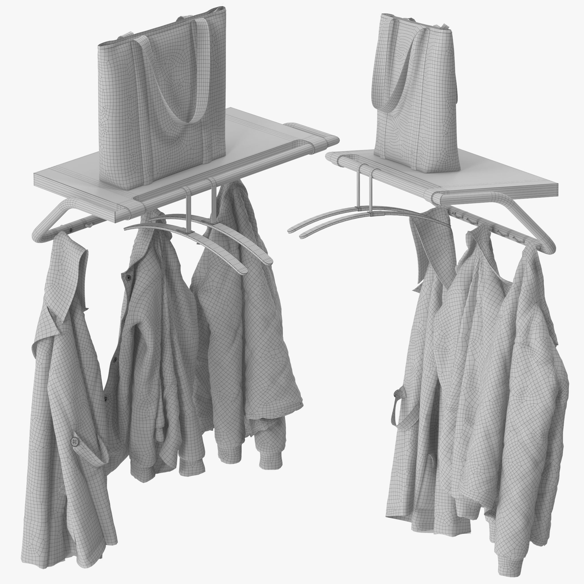 NEXT Coat rack By Inno 3D model_14