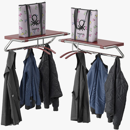 NEXT Coat rack By Inno 3D model