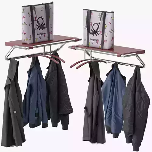 NEXT Coat rack By Inno 3D model