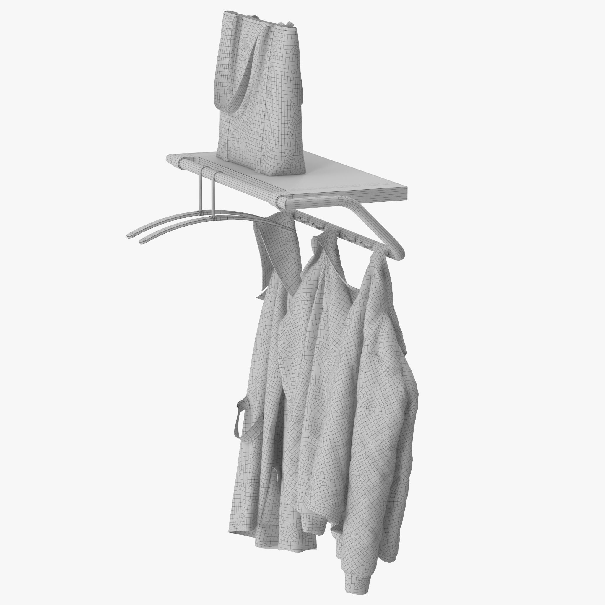 NEXT Coat rack By Inno 3D model_12
