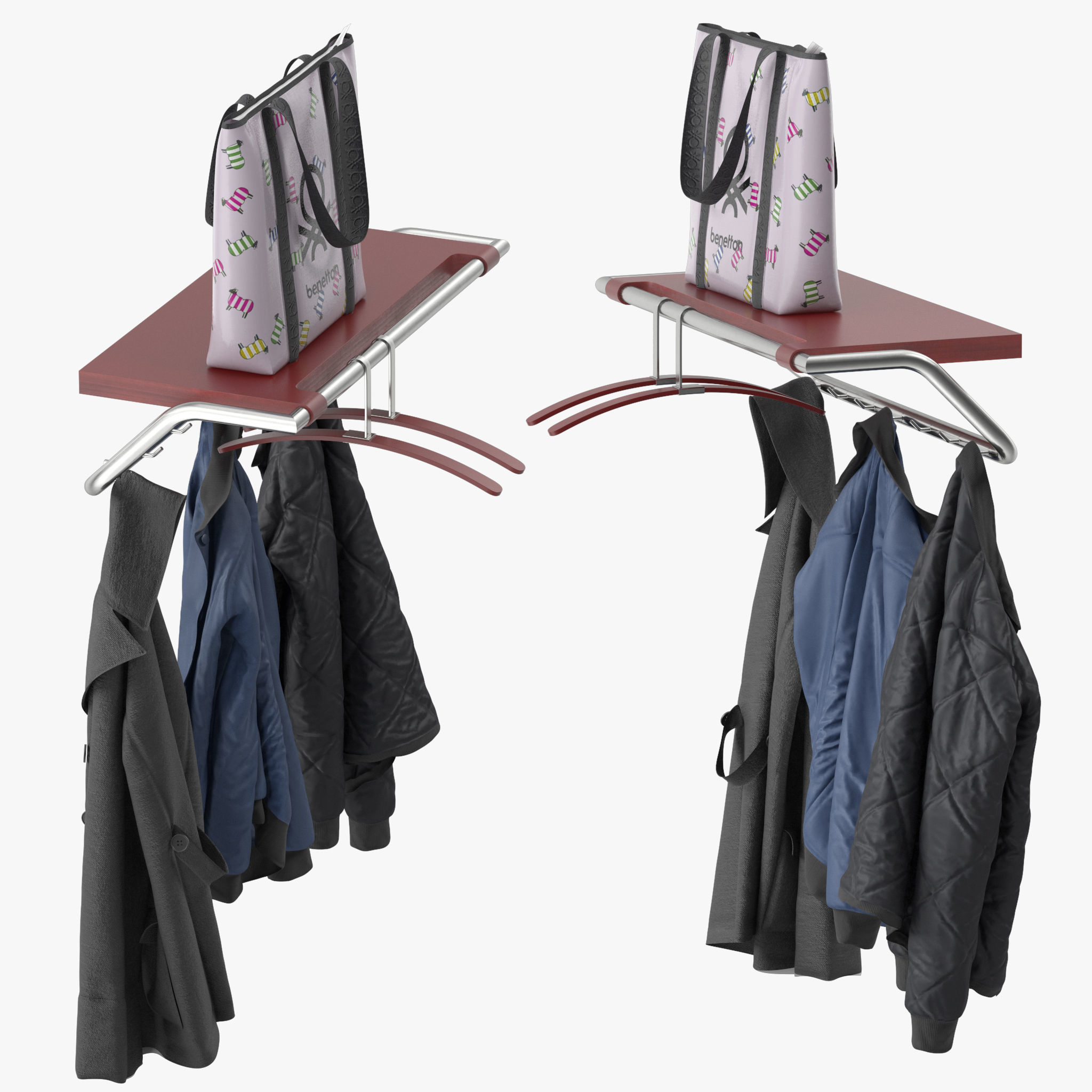 NEXT Coat rack By Inno 3D model_2