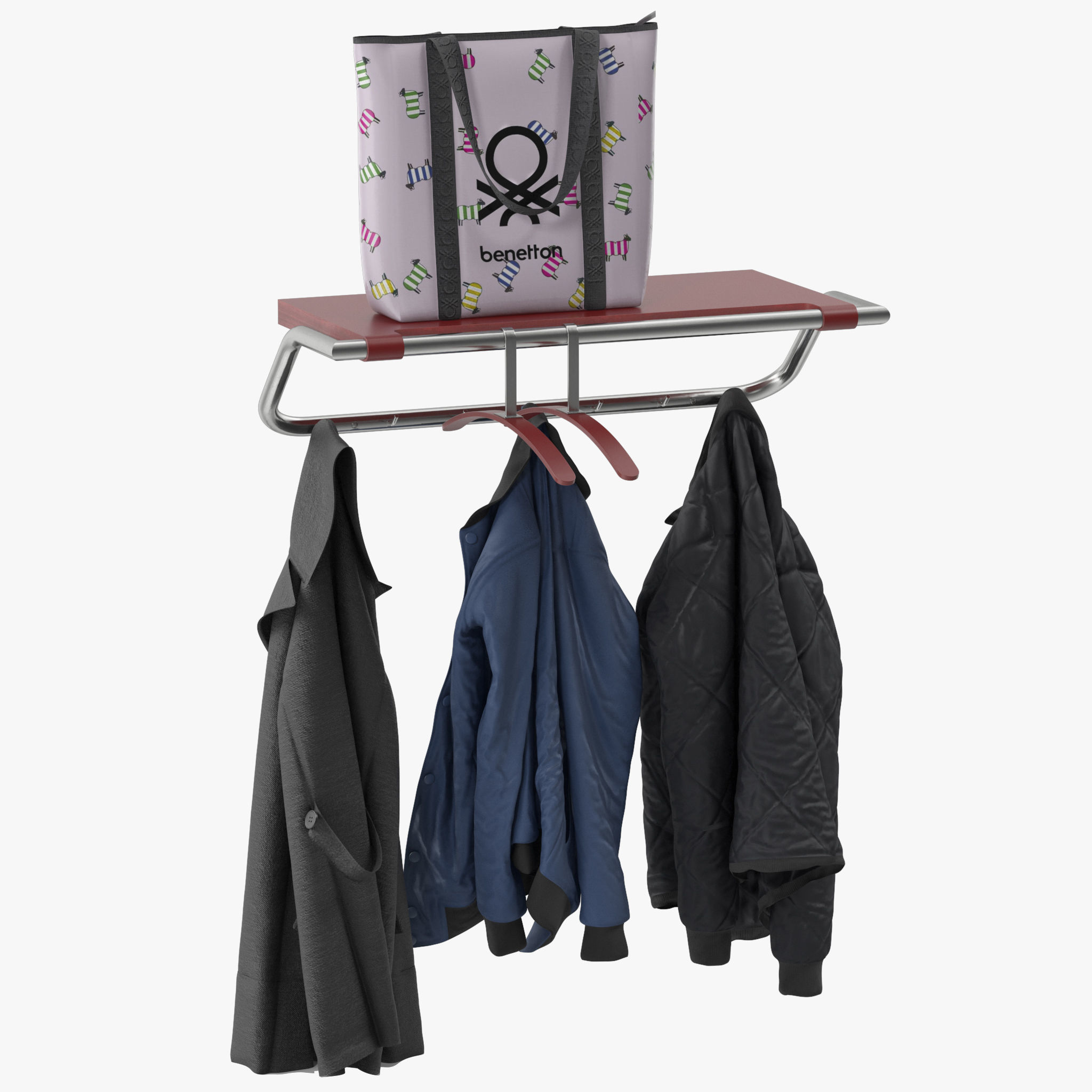NEXT Coat rack By Inno 3D model_8