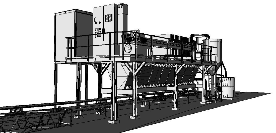 Complete underground mine installation 3D model_15